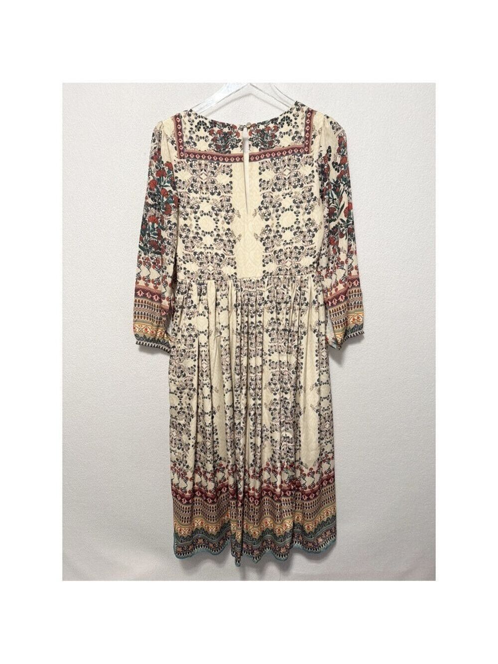 Bhanuni by Jyoti for Anthropologie Far Fields Embellished Midi Dress – Size 4 - Picture 5 of 10